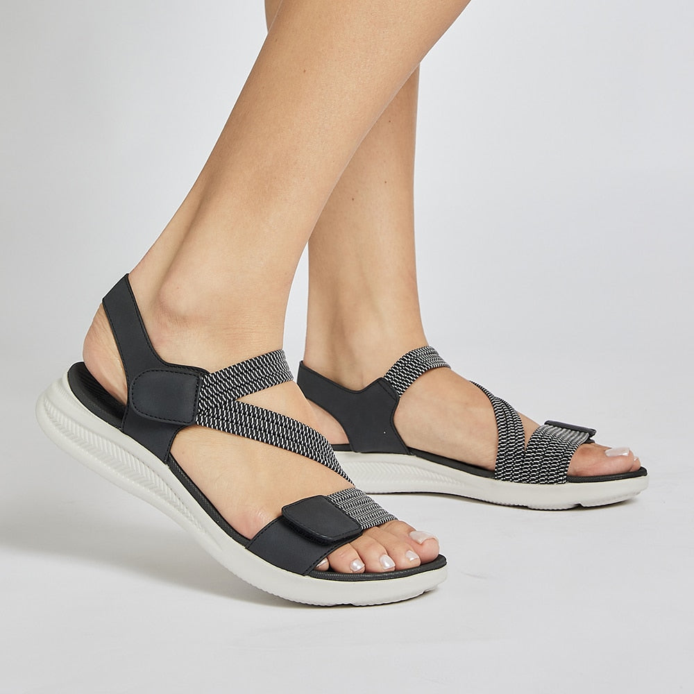 Neon Sandal in Black Multi