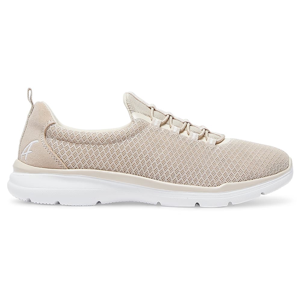 Quattro Sneaker in Beige Knit