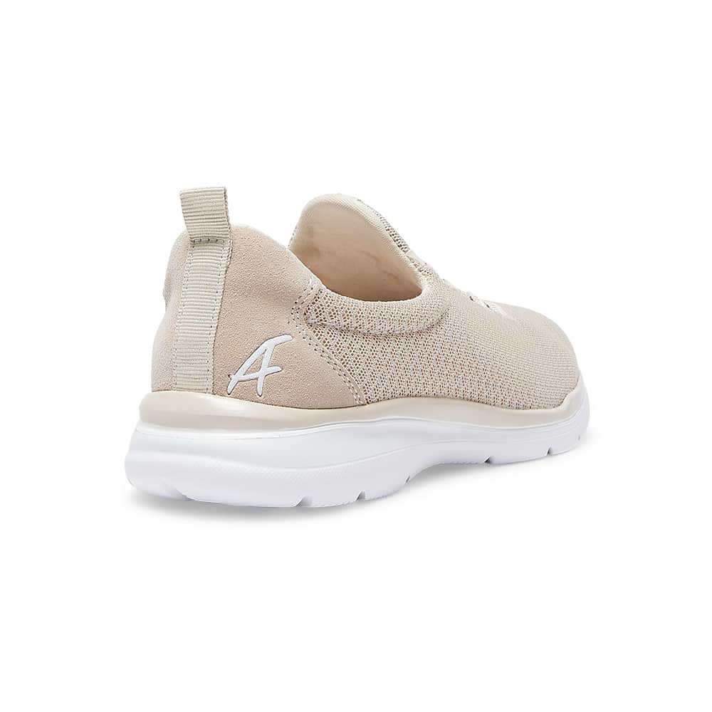 Quattro Sneaker in Beige Knit