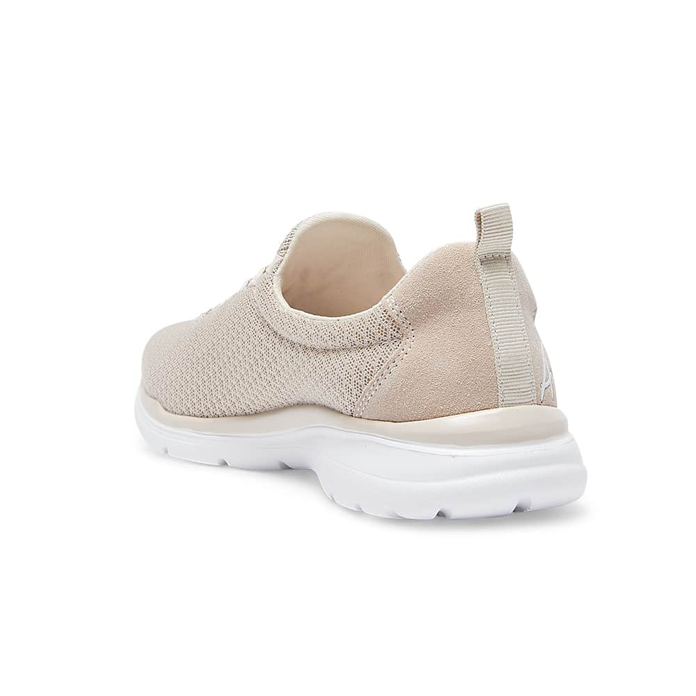 Quattro Sneaker in Beige Knit
