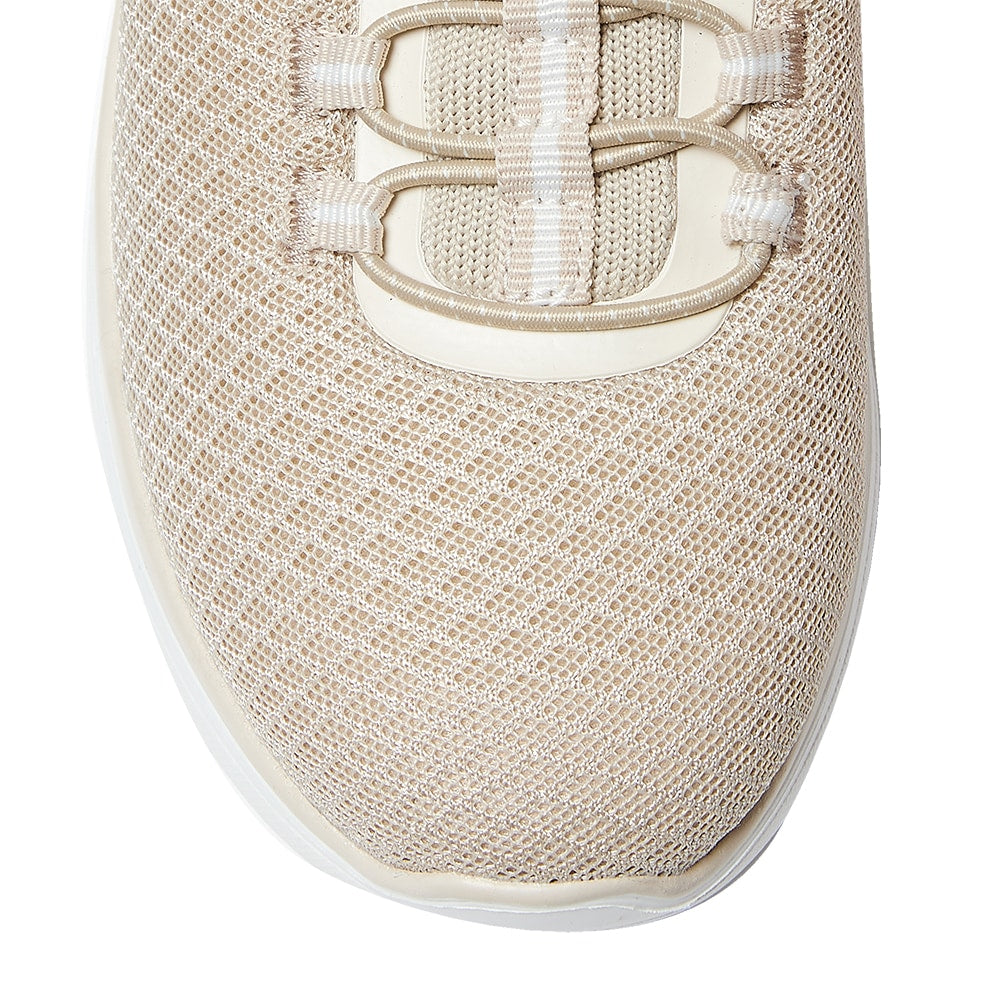 Quattro Sneaker in Beige Knit