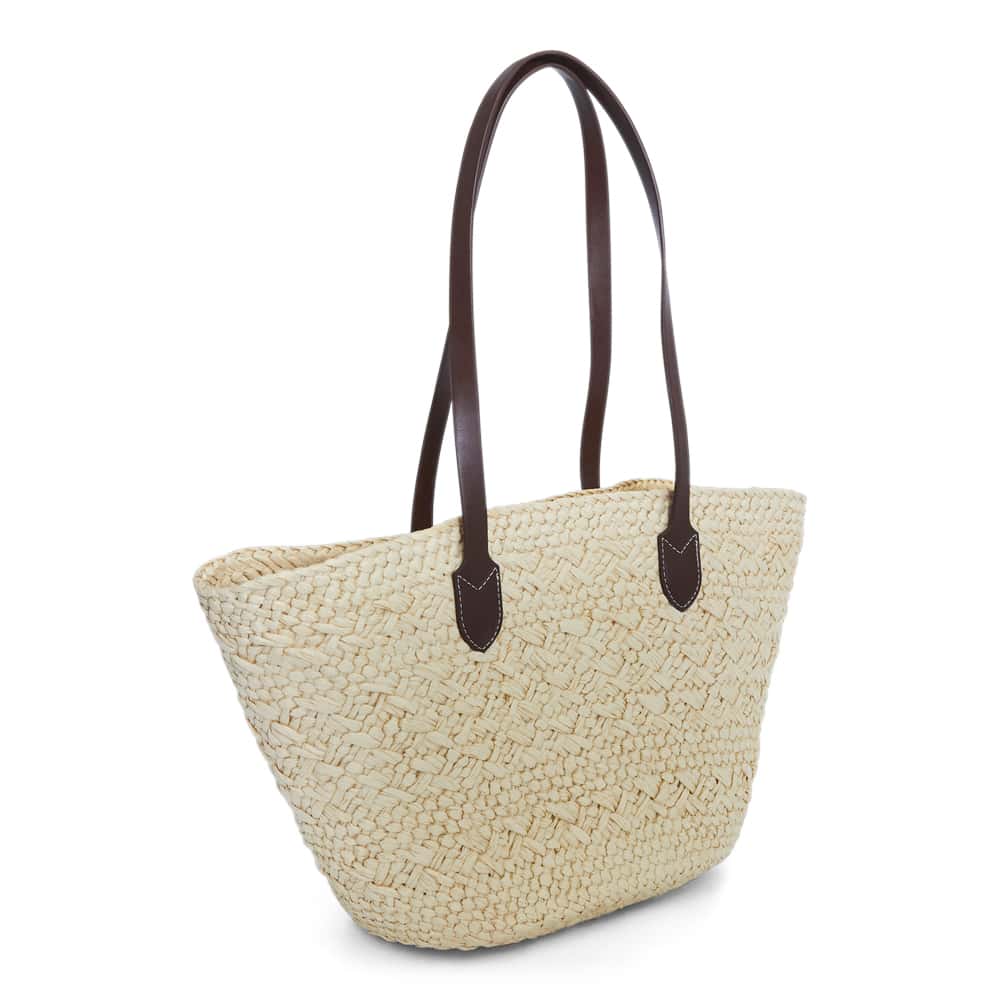 Munich Tote in Chocolate/off White