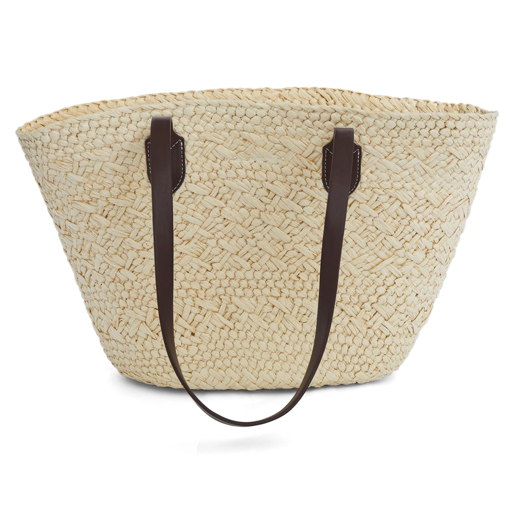 Munich Tote in Chocolate/off White