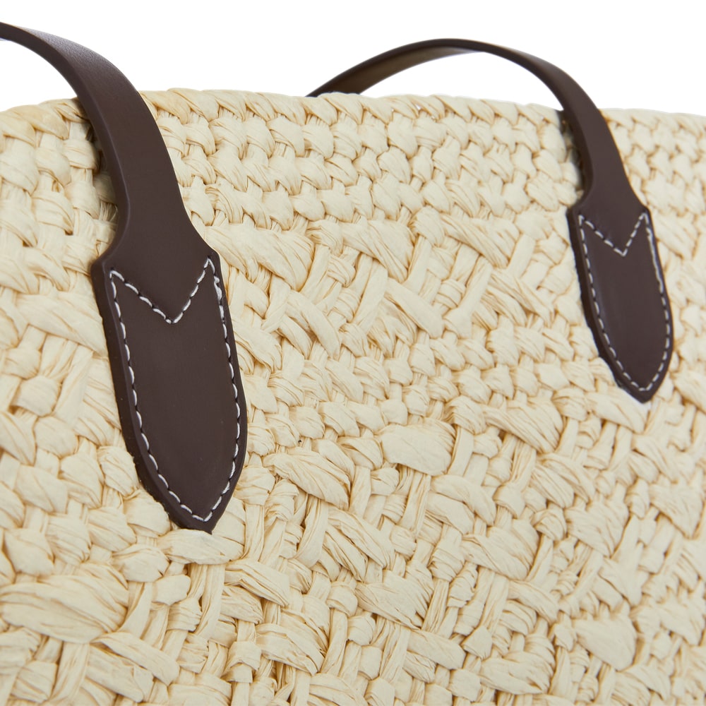 Munich Tote in Chocolate/off White