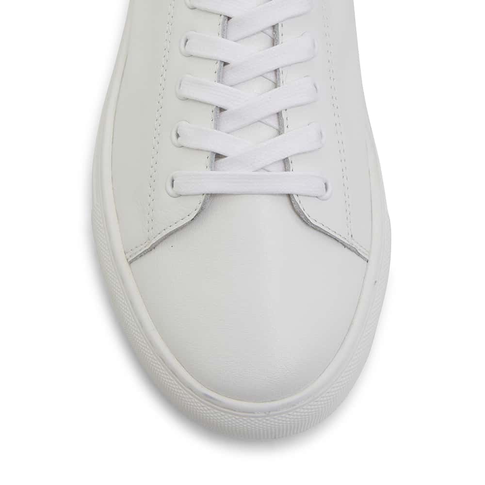 Rialto Sneaker in White Leather