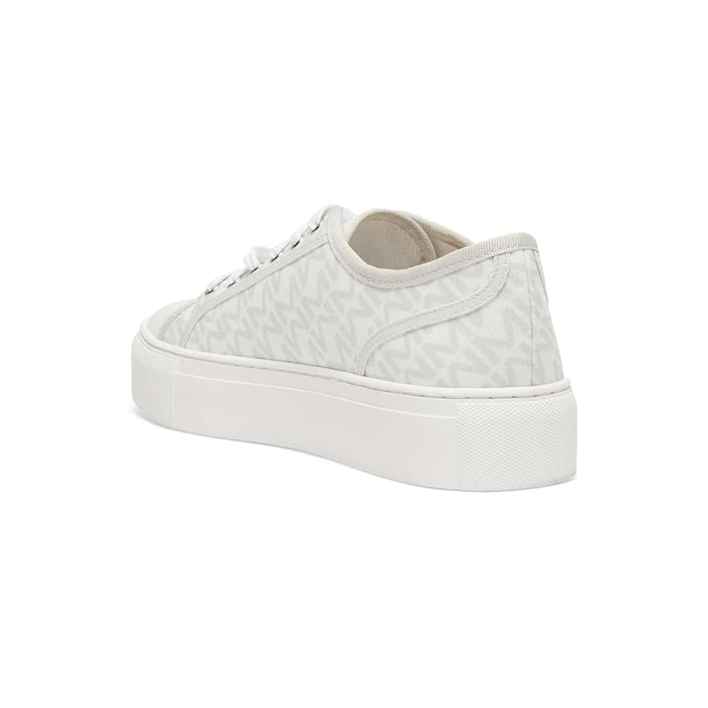 Jace Sneaker in White And Grey Leather