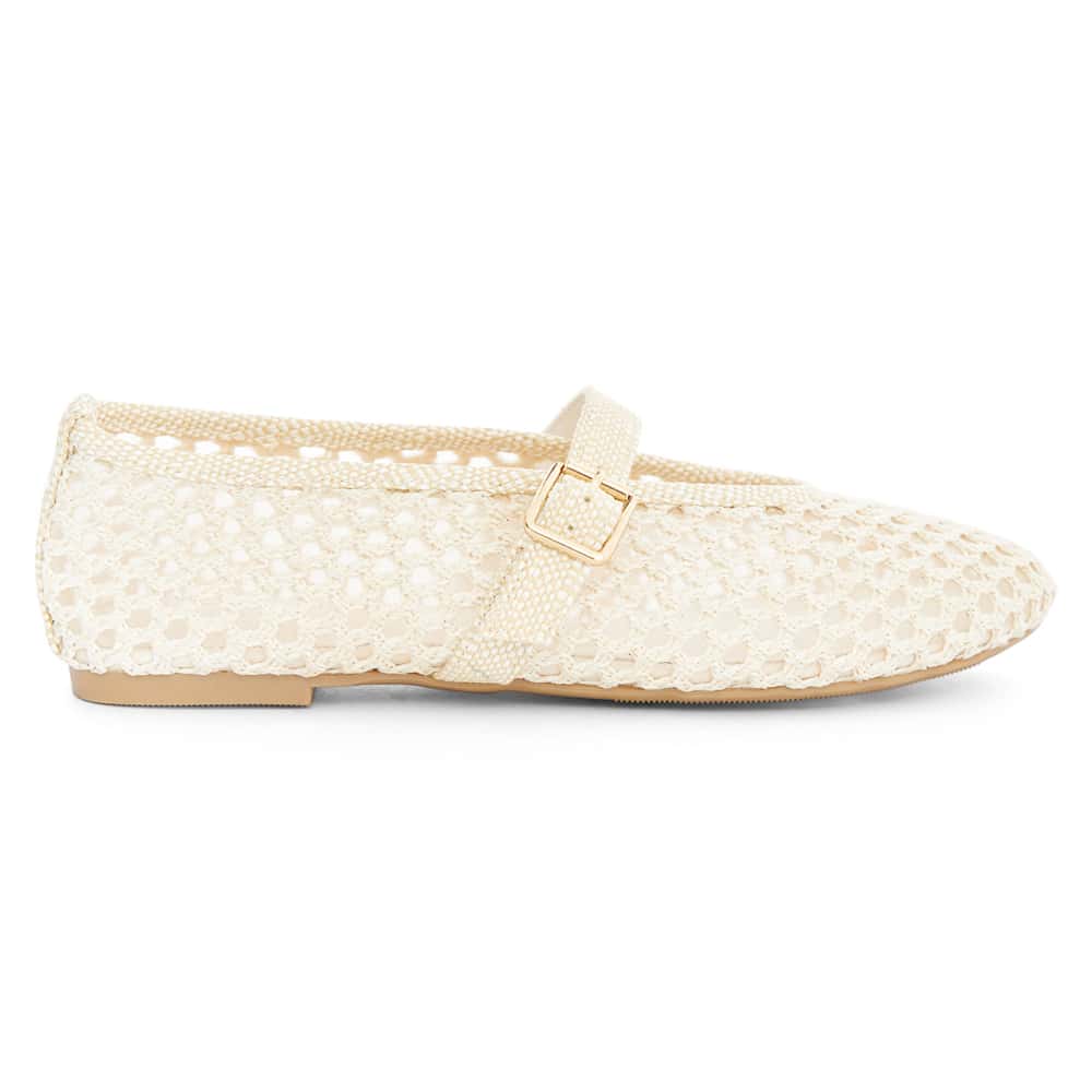 Renn Flat in Ivory Mesh