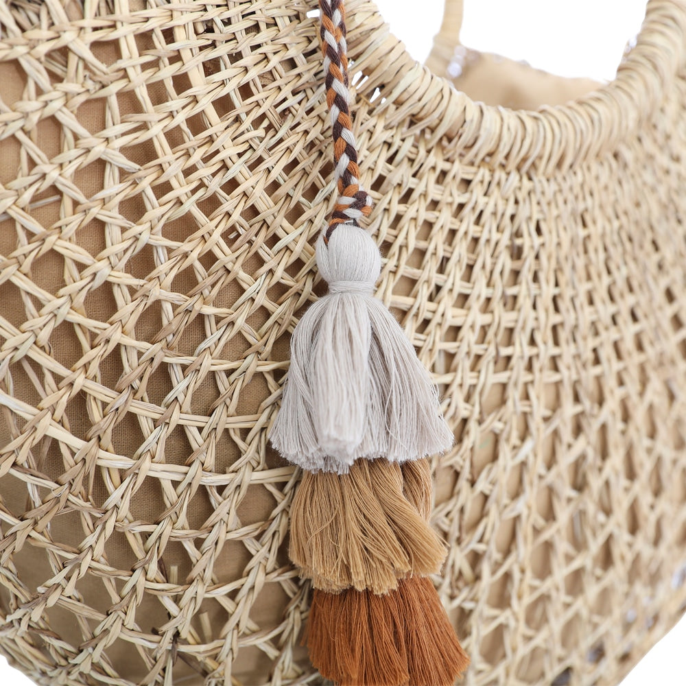 Vacay Tote in Natural Raffia