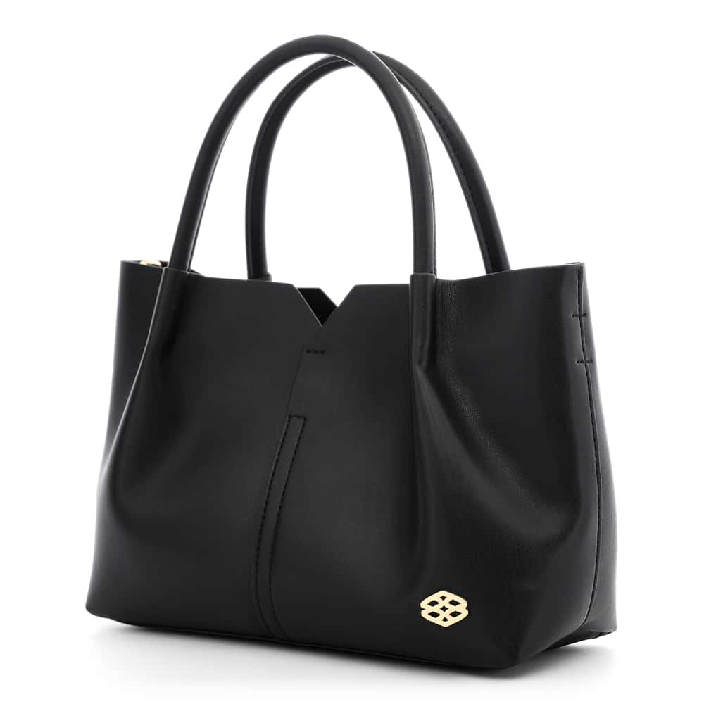 Venus Bag in Black Smooth