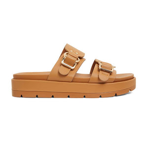 Sandler Fiction Slide in Tan Smooth