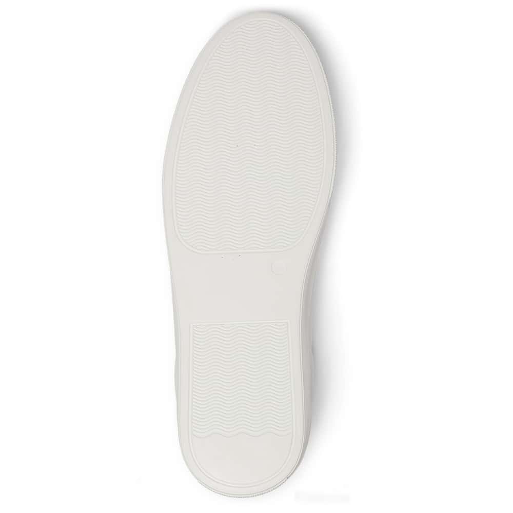 Frenzy Sneaker in White Leather