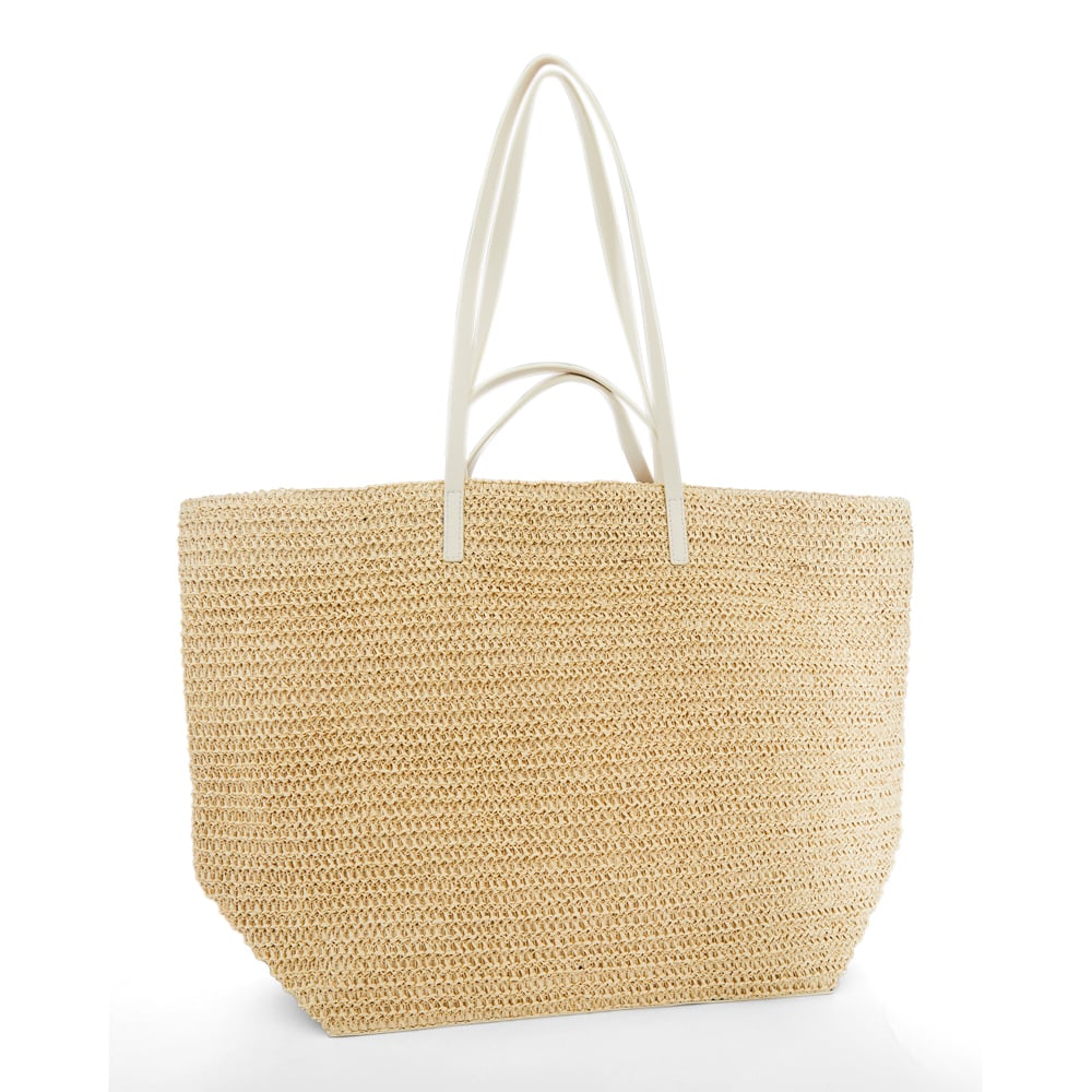 Maple Bag in Ivory/raffia