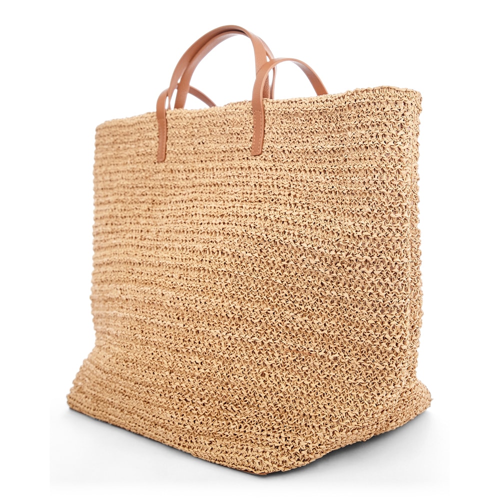 Maple Bag in Tan/raffia