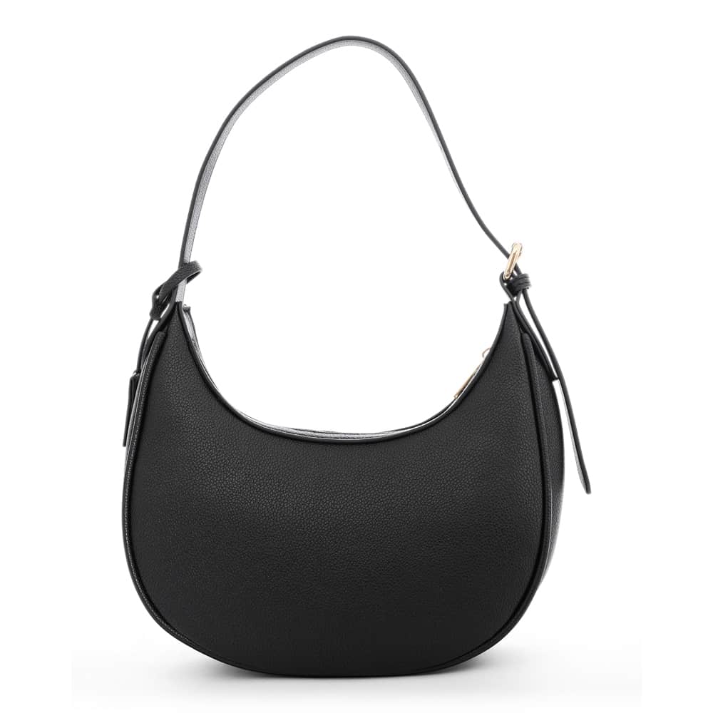 Monroe Bag in Black/raffia