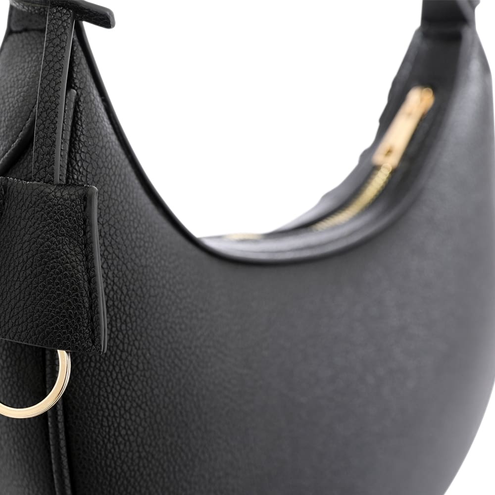 Monroe Bag in Black/raffia