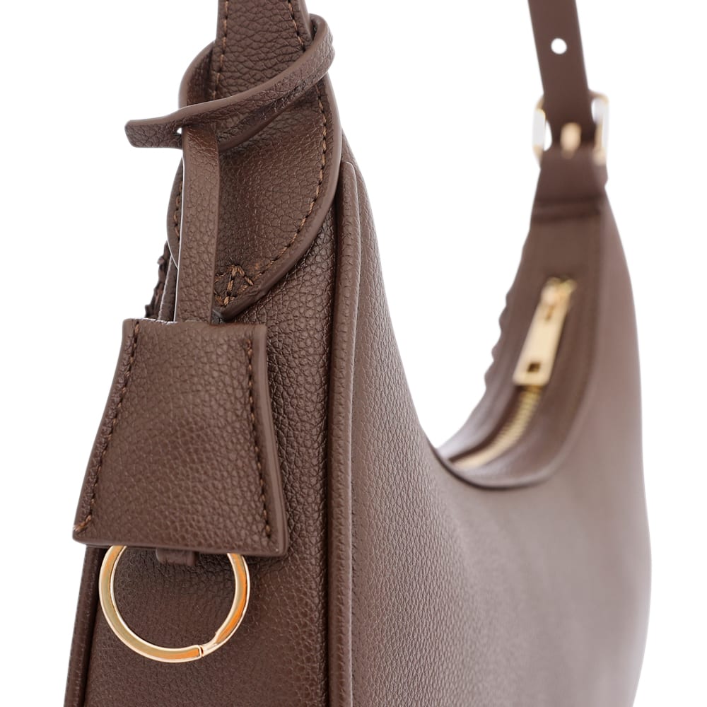 Monroe Bag in Chocolate/raffia