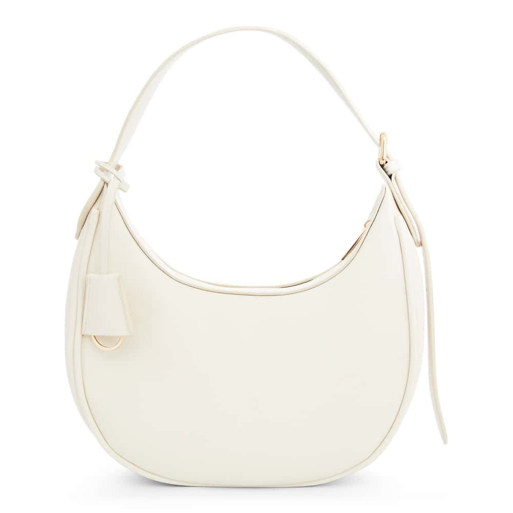 Monroe Bag in Ivory/raffia