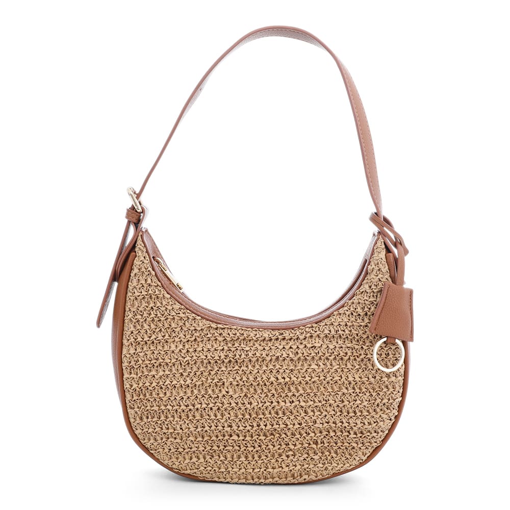 Monroe Bag in Tan/raffia