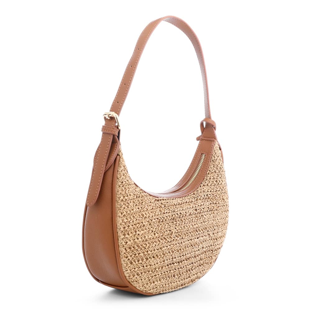 Monroe Bag in Tan/raffia