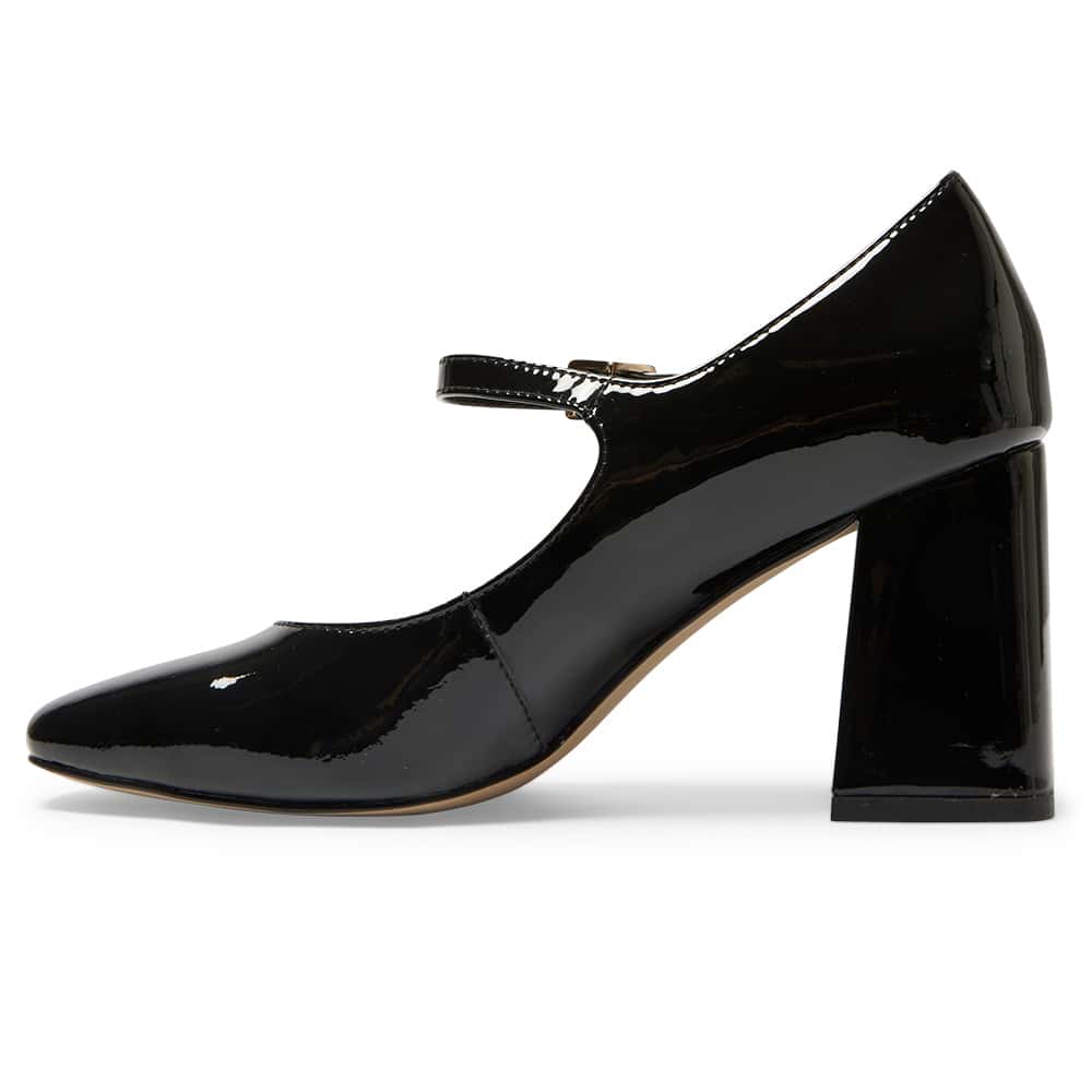 Roma Black Patent - Men