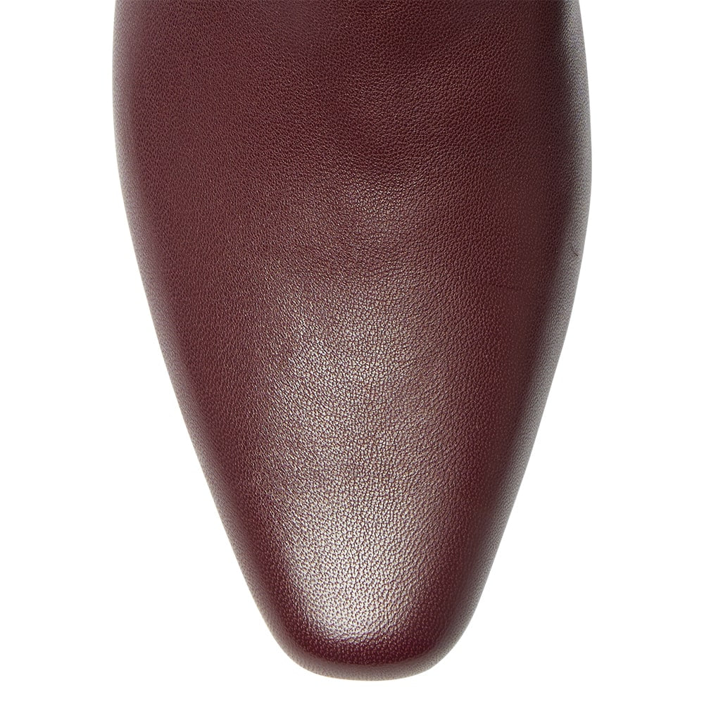 Salute Boot in Wine Glove Leather