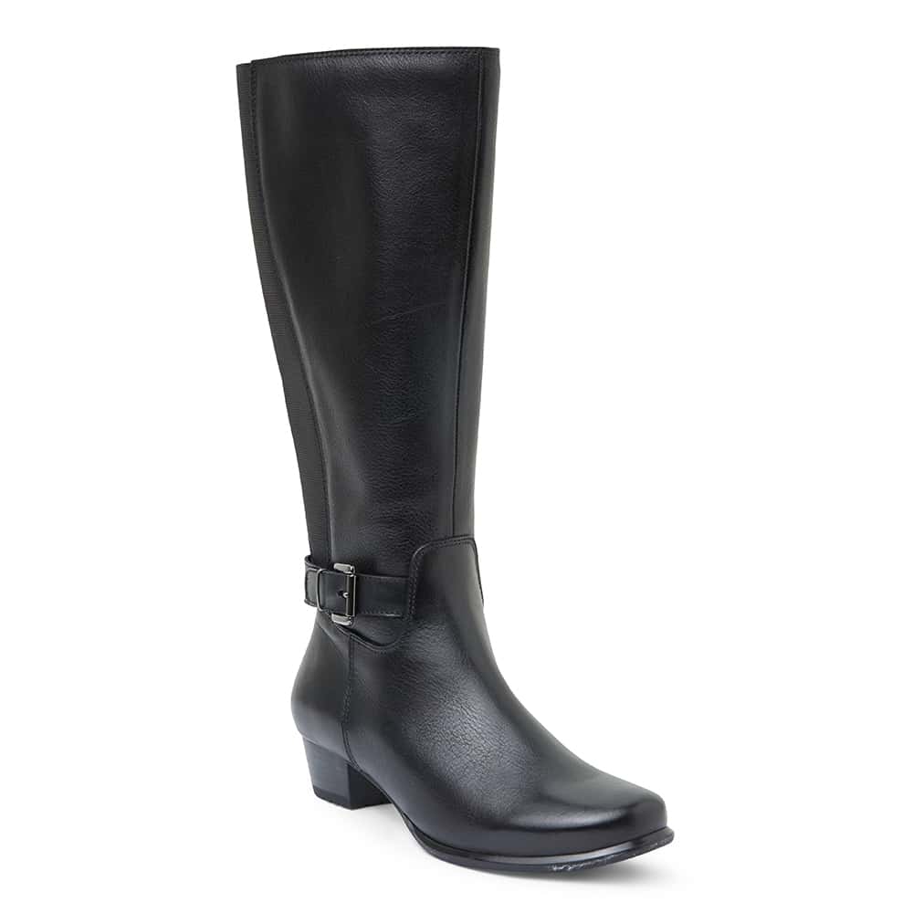 Diesel Boot in Black Leather