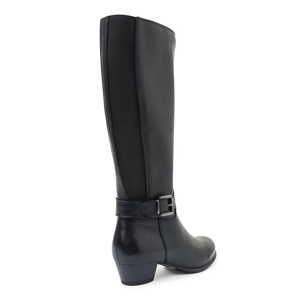 Diesel Boot in Black Leather