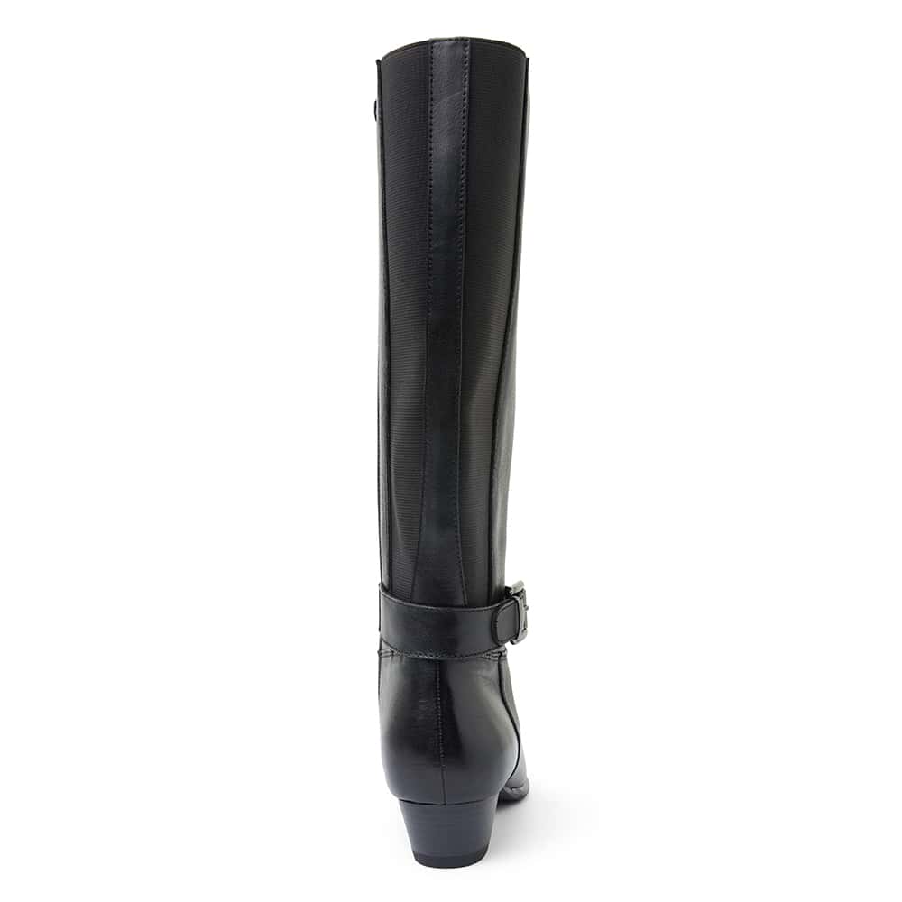 Diesel Boot in Black Leather