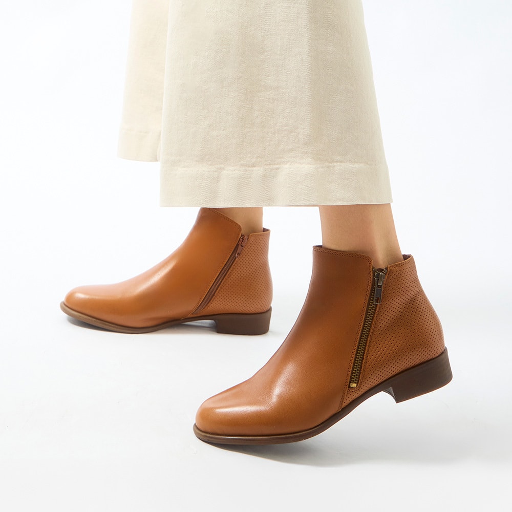 Lorenzo Boot in Mid Brown Leather