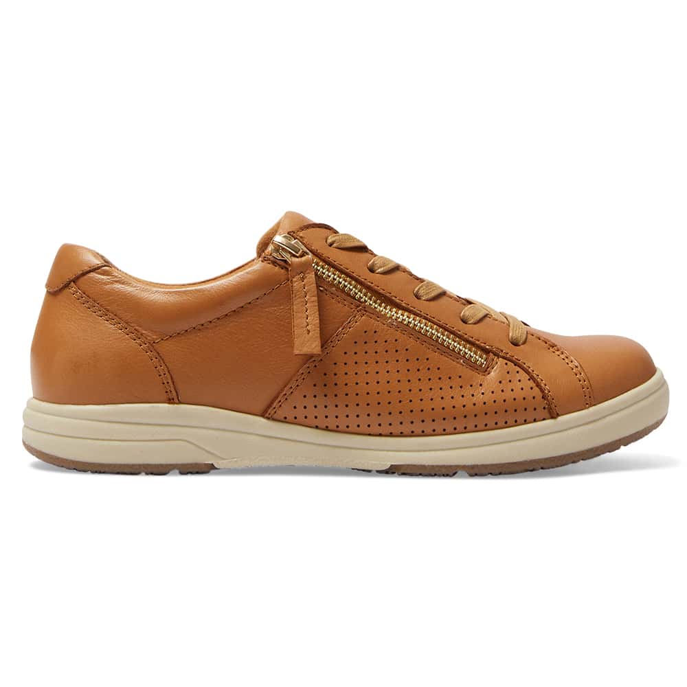 Normandy Sneaker in Tan Leather