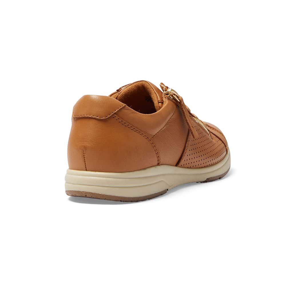 Normandy Sneaker in Tan Leather