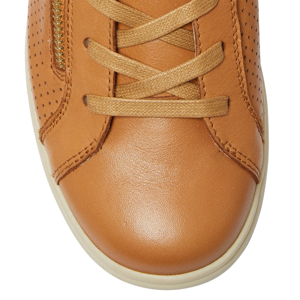 Normandy Sneaker in Tan Leather
