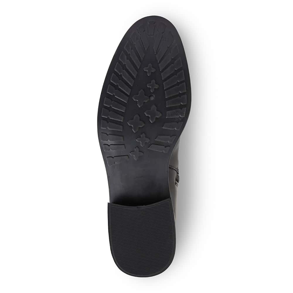 Alastair Boot in Black Leather