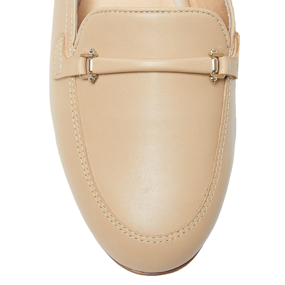 Glebe Loafer in Nude Leather