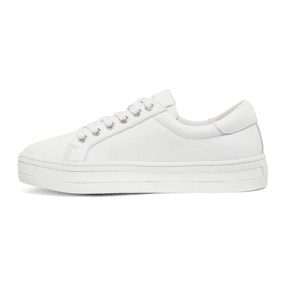 Ultra Sneaker in White Leather