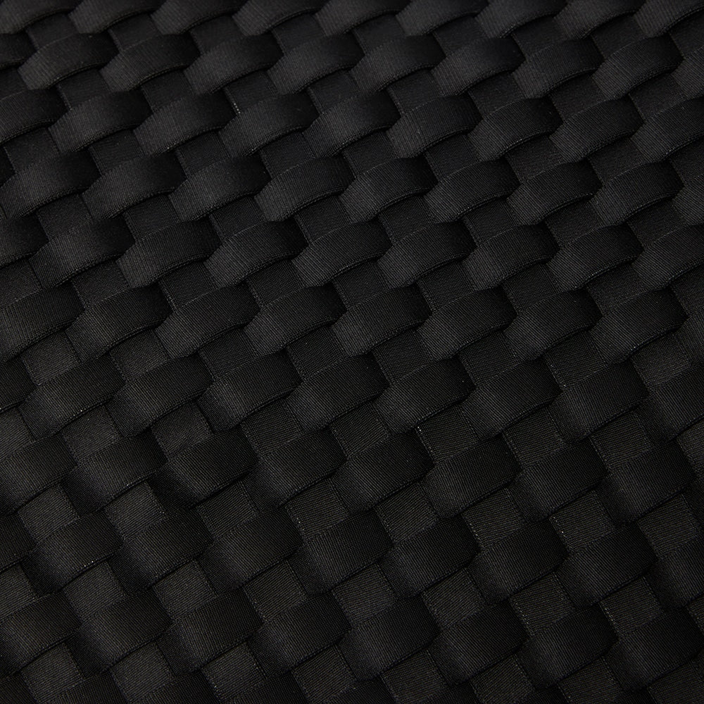 Dream Handbag in Black Weave Fabric
