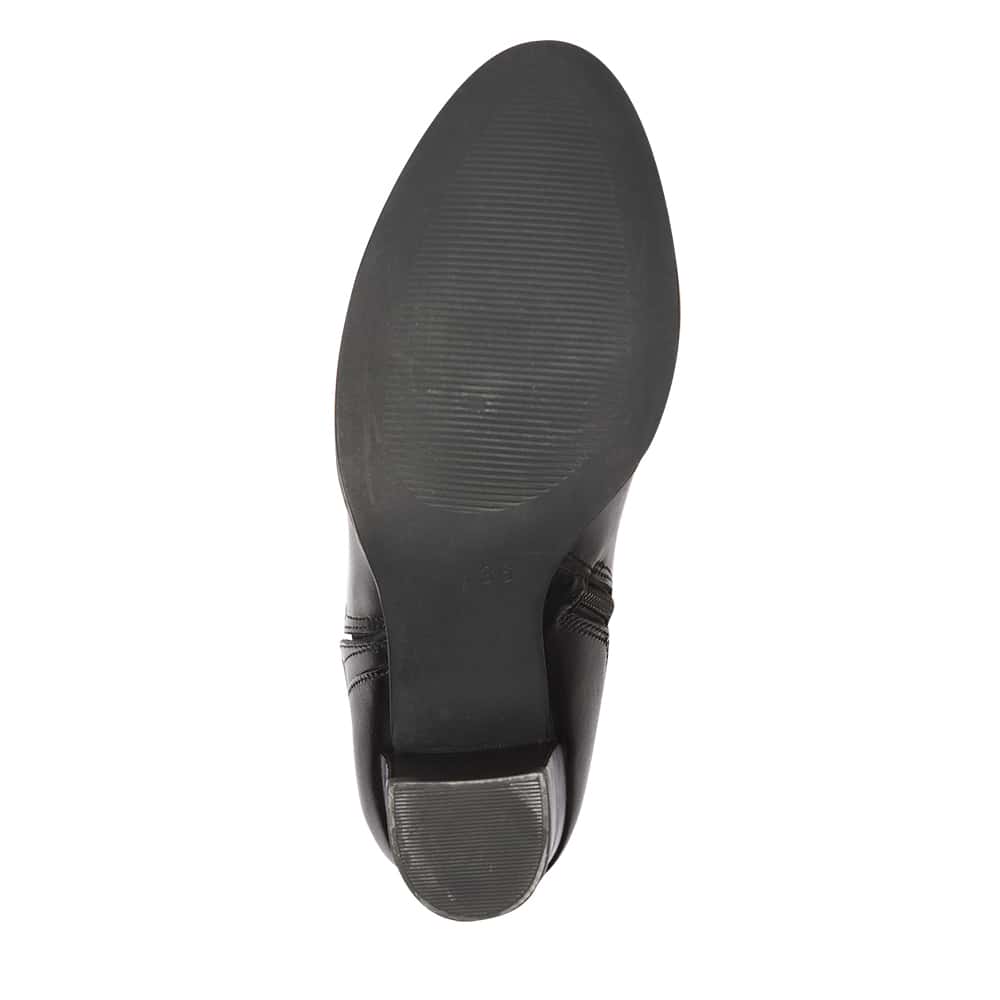 Geronimo Boot in Black Leather