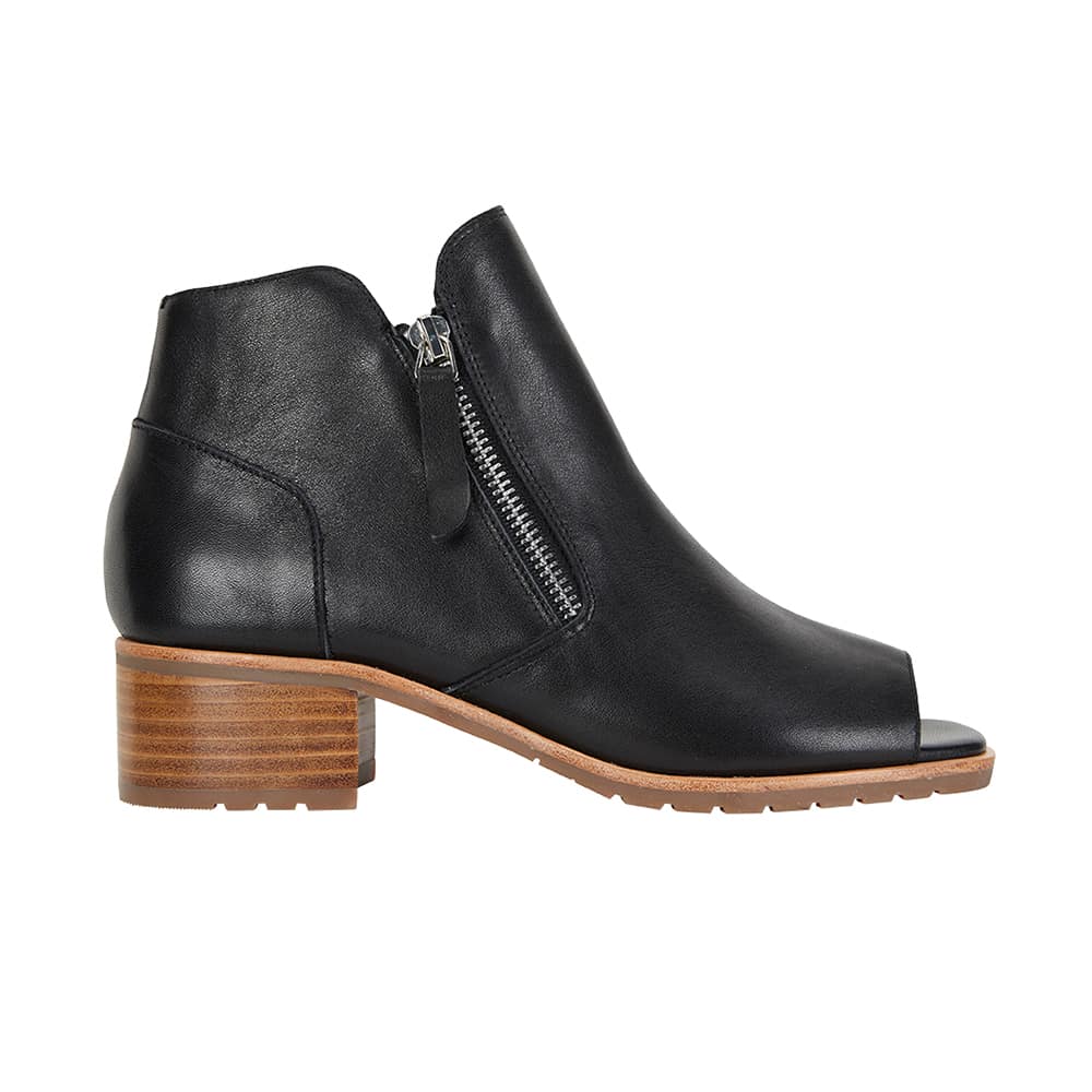 Jane Debster Phoenix Boot in Black Leather