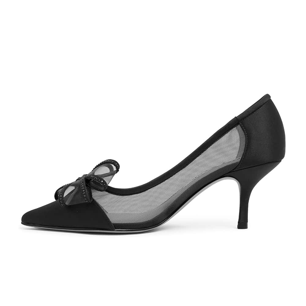 Brite Heel in Navy Nina Shoe HQ