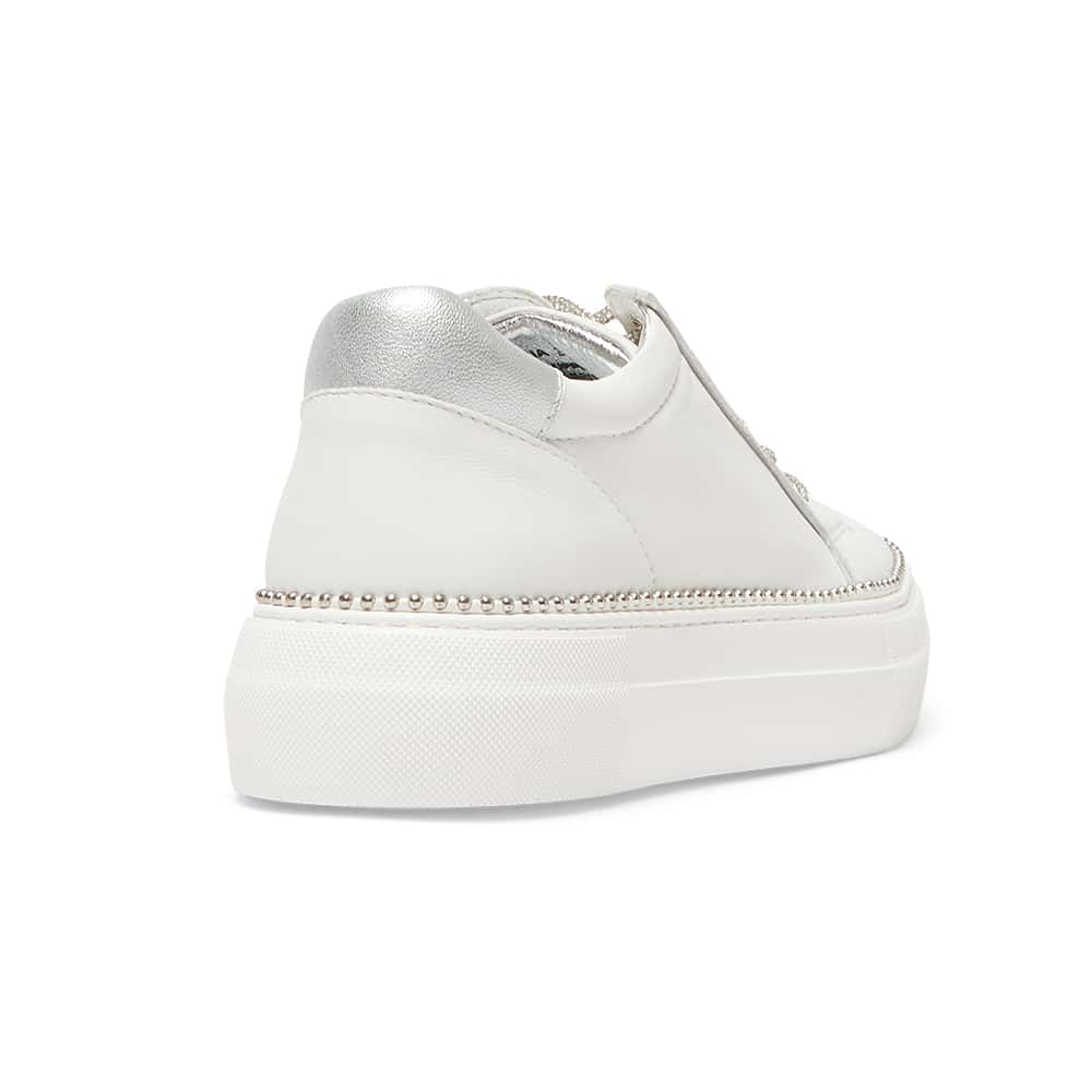 Persia Sneaker in White Leather