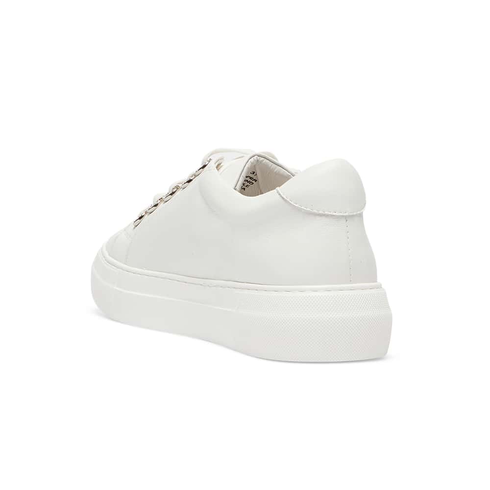 Prisila Sneaker in White Leather