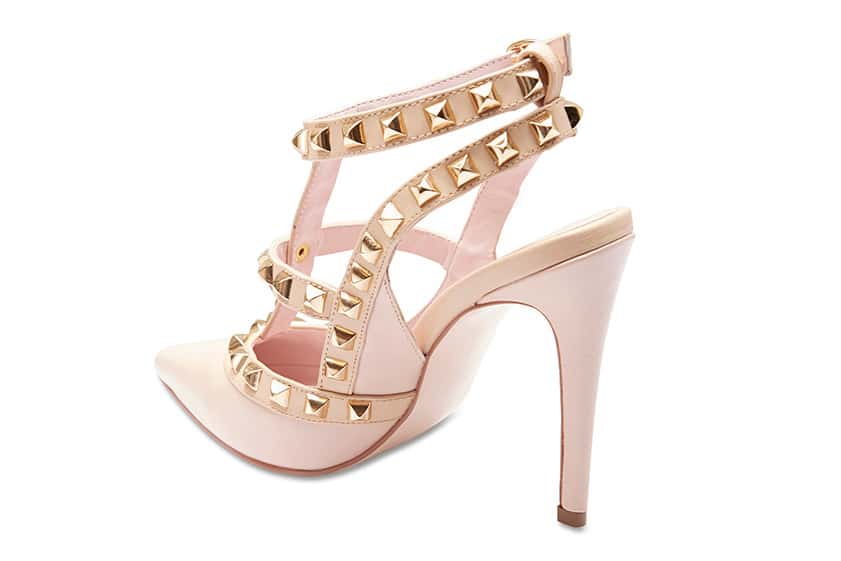 Saint Heel in Soft Pink Leather