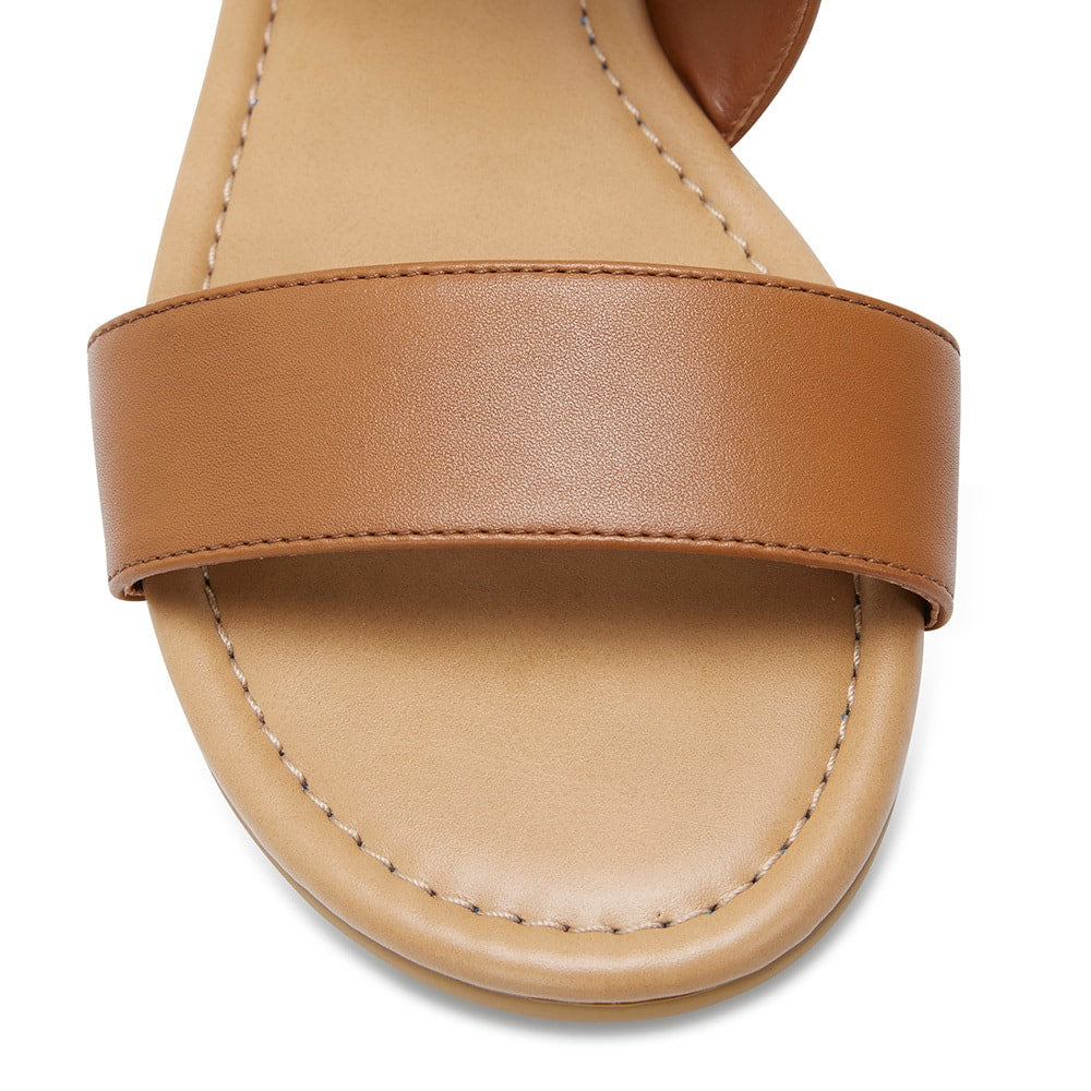 Desire Sandal in Cognac Leather