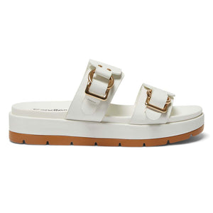 Sandler Fiction Slide in White Smooth