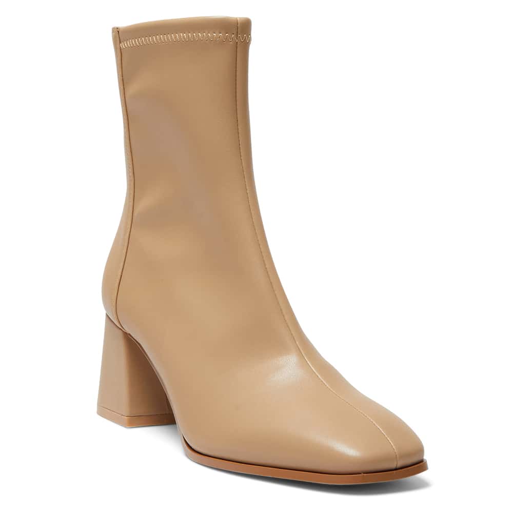 Hampton Boot in Camel Stretch