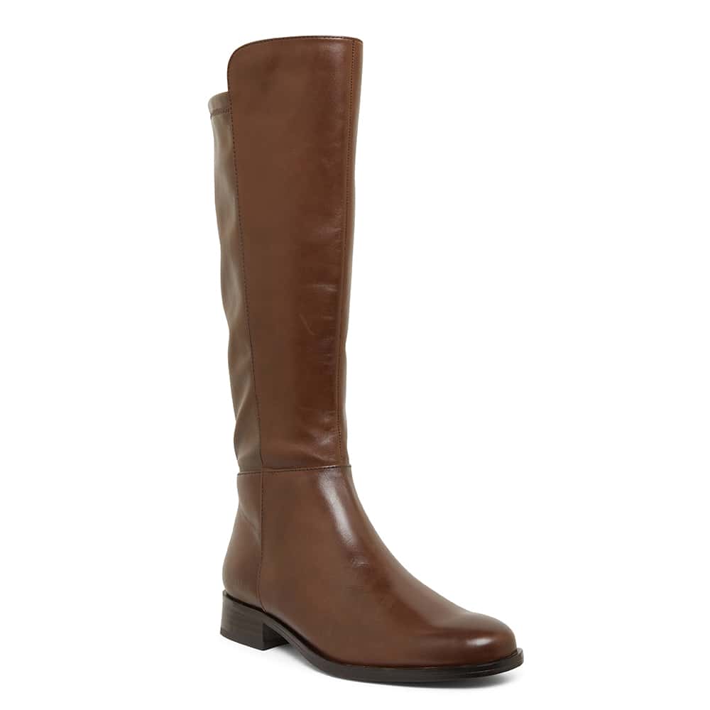 Jackpot Boot in Brown Leather