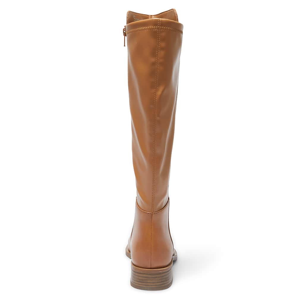 Jackpot Boot in Tan Leather