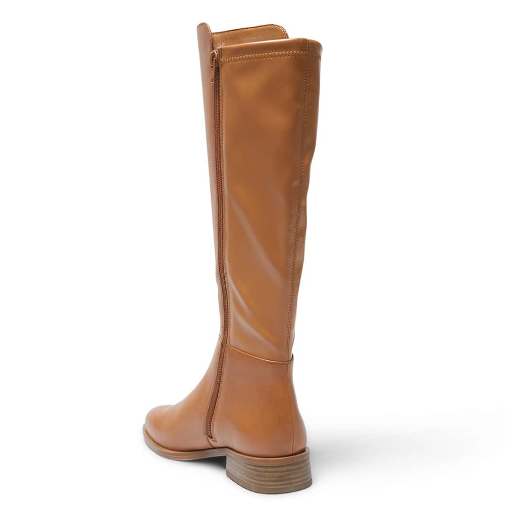 Jackpot Boot in Tan Leather