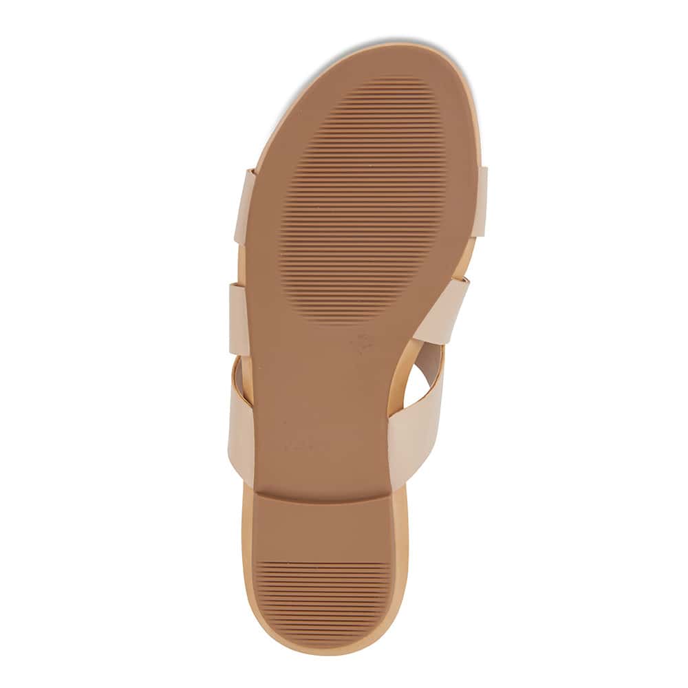 Milson Slide in Nude Leather