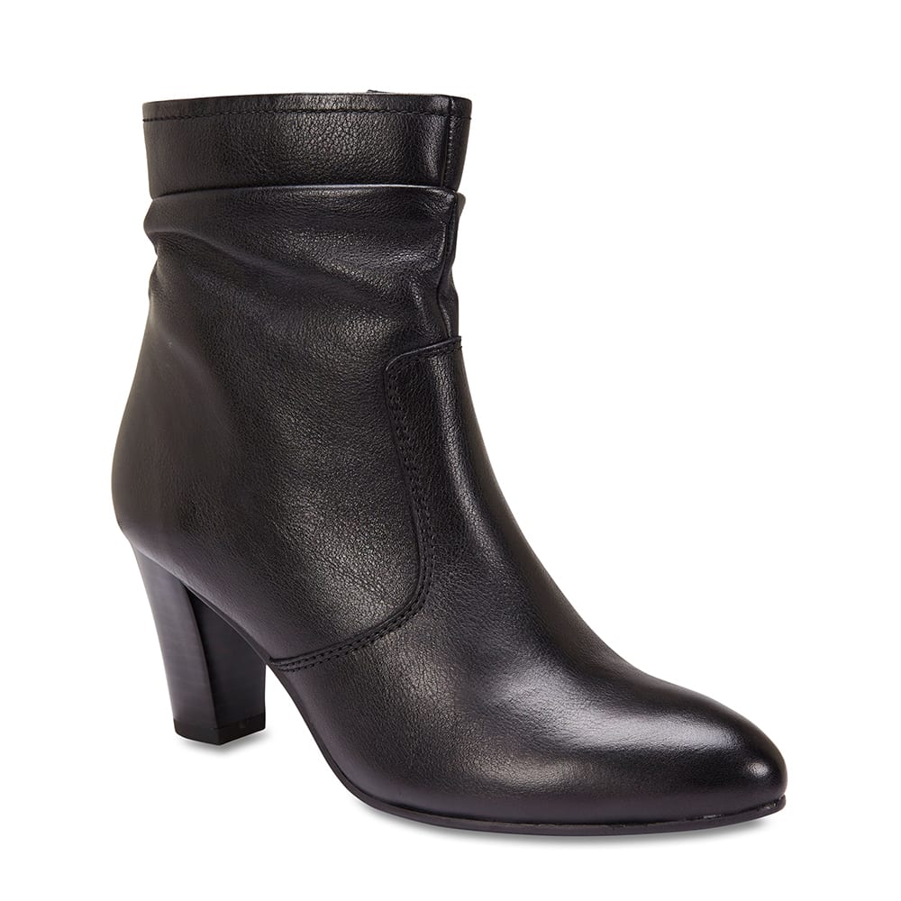 Pippa Boot in Black Leather